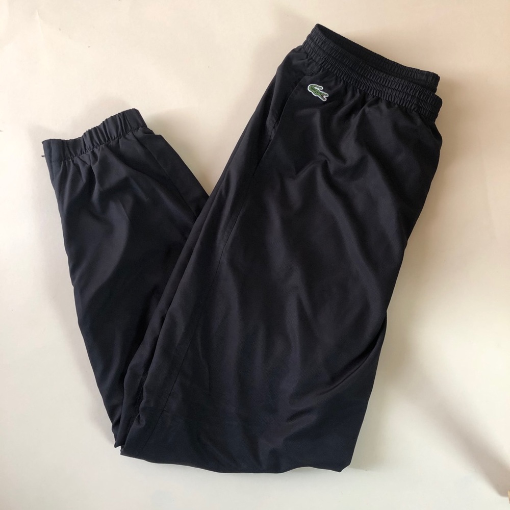 Lacoste men’s jogger windbreaker track pants large